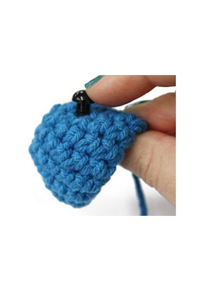 Siyah Amigurumi Vidalı Göz Güvenlikli Kilitli 8 Mm 50 Çift 100 Adet