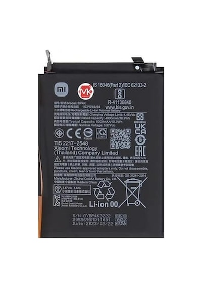 Xiaomi Poco F5 5g Bp4k İle Uyumlu A+ Kalite Pil Batarya