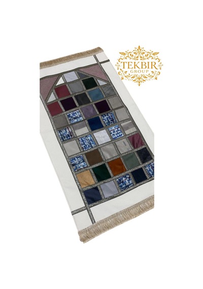 Kırkyama Seccade - Patchwork Kırkyama Seccade - Hac & Umre k, Toptan Seccade 4 Adet Çok Renkli