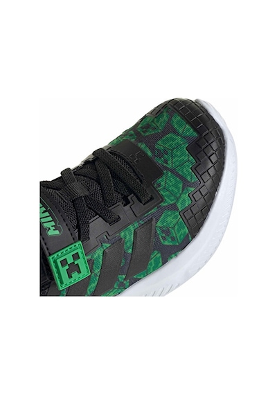 Adidas Minecraft Fortarun Çocuk Günlük Ayakkabı Jr1943 Siyah Siyah