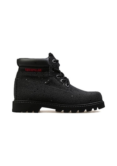 Caterpillar Cat 015F101071-Black-Glıtter-Derı Çocuk Botu