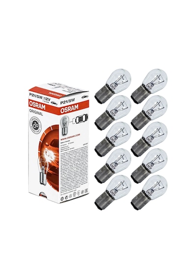 12v 1016 P21/5w Stop Ampulü Çift Duylu 10 Adet Osram 7528
