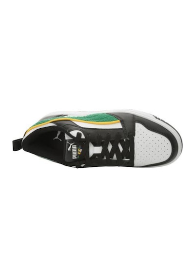 Puma Rebound V6 Lo Super Puma Jr-white-green-black Çocuk Ayakkabı-beyaz-2039 Beyaz