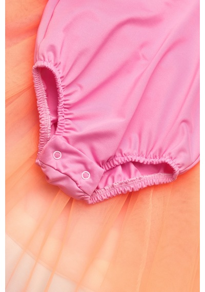 Le Mabelle Pembe Tül Etekli Kız Bebek Balerin Elbise - Ines Pembe