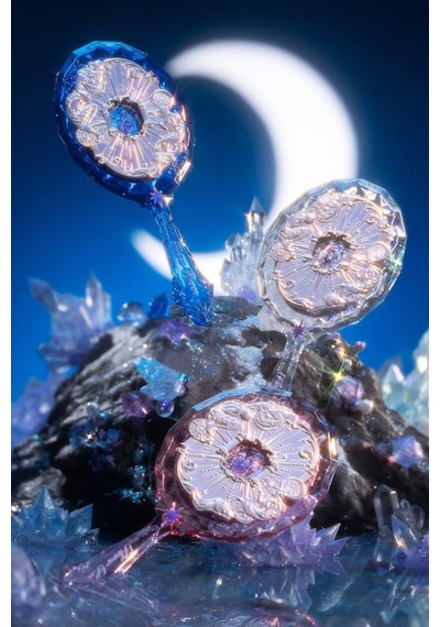 Flower Knows Moonlight Mermaid El Aynası Lüks El Işçiliği El Aynaları Pinky 2