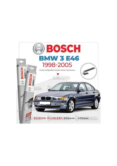 Bmw 3 E46 Muz Silecek Takımı 1998-2005 Bosch Aeroeco