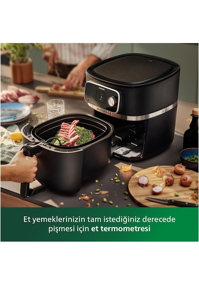 Philips Airfryer 7000 Serisi Hd9880/90 Combi Xxl Connected 8.3 Lt Yağsız Fritöz - Outlet