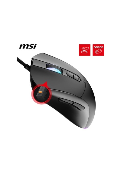 Forge Gm320 Oyuncu Mouse, 12800 Dpı Optik Sensör, Rgb Led, 7 Düğme, Usb 2.0, Siyah, 1.5m Kablo