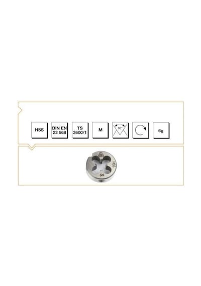 MTE HSSE DIN 223/B  PAFTA M16* 2