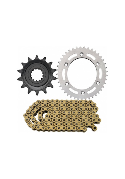 Cf Moto Sr 450 Ön-arka Zincir Dişli Seti Oringli Gold D.ı.d 14t-41t