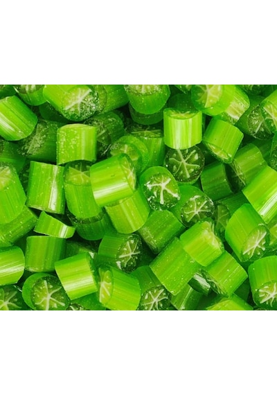 Limon Desenli Yeşil Limon Aromalı Akide Şeker 500 G