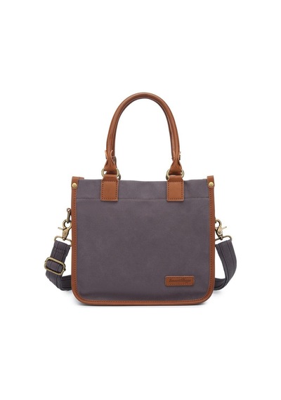 Kanvas Kumaş Kadın Çantası Elden Tutmalı Smart Bags 1333 Kahve
