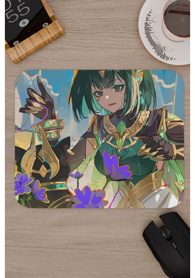 Nefer Genshin Impact Anime Oyuncu V3 - 22x18 Gaming Mouse Pad Fare Altlığı