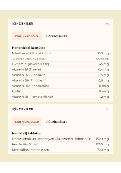 Solgar Cellular Energy 28 Kapsül + Glucosamine Chondroitin Msm 120 Tablet