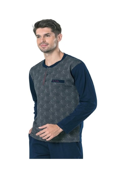 Pierre Cardin 5432 Damatlık Çeyizlik Jakarlı Pijama Takımı