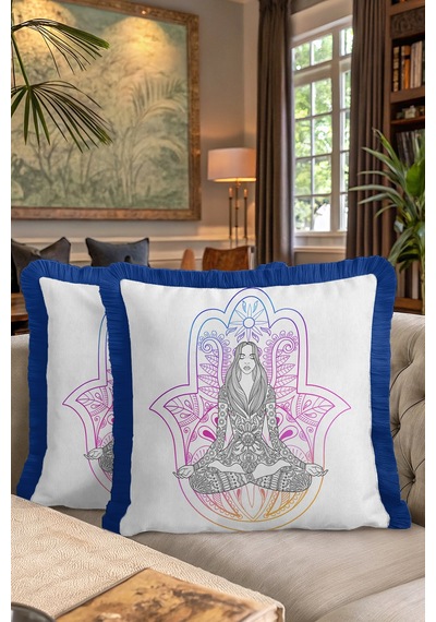 Mandala Meditasyon Saçaklı Yastık Kılıfı - Huzur Dinginlik Bohem Mavi Püsküllü Kırlent Kılıfı Yosunlu Gül Kurusu Mandala Meditasyon Saçaklı Yastık Kılıfı - Huzur Dinginlik Bohem Mavi Püsküllü Kırlent Kılıfı Yosunlu Gül Kurusu