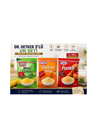 Çıtır Lezzet 3 Lü Avantaj Seti Panko + Galeta Unu + Mısır Unu 200 G X 3 - 905814497