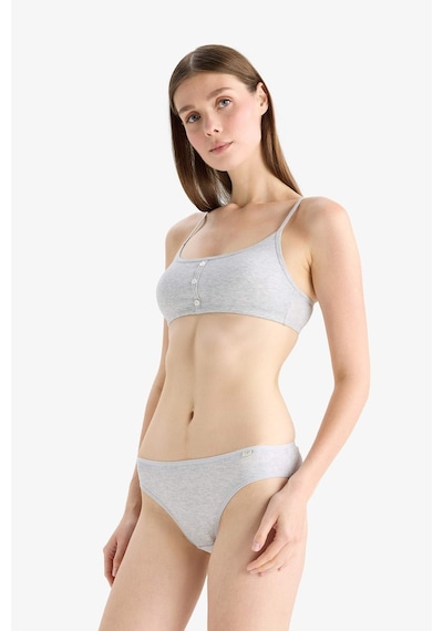 DeFacto Ribana 3'lü Askılı Brief Külot-Fall in Love D6404AX25SPPN36