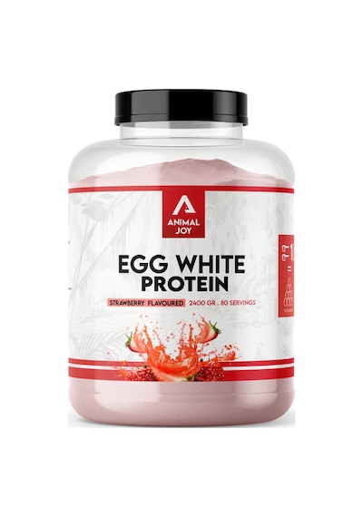 Egg White Protein Tozu Çilek Aromalı - 80 Servis - 2400 Gr