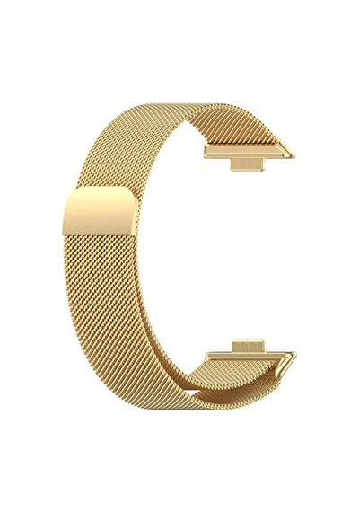 Huawei Watch Fit 3 / Fit 4 / Fit 4 Pro Uyumlu Paslanmaz Hasır Örgü Metal Milano Kordon Strap