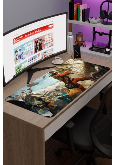 Dying Light Kaymaz Dikişli Kauçuk Oyuncu Mousepad V2 - 90x40 Xxl Gaming Mouse Pad Fare Altlığı