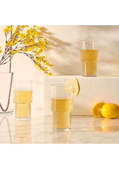 Lavv Helen 3'lü Bardak Seti - 400 Ml Renkli