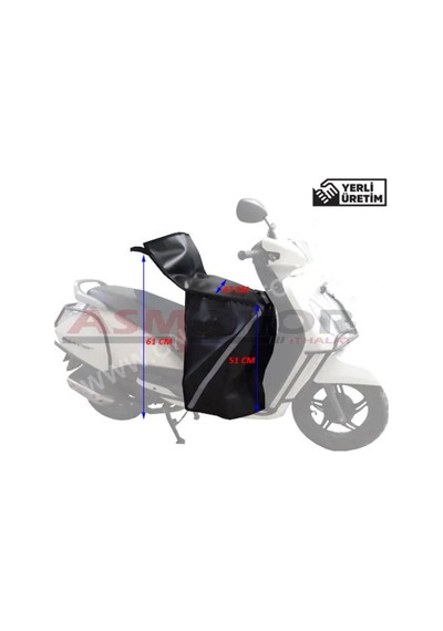 Scooter Diz Koruma Örtüsü Reflektörlü - Termal