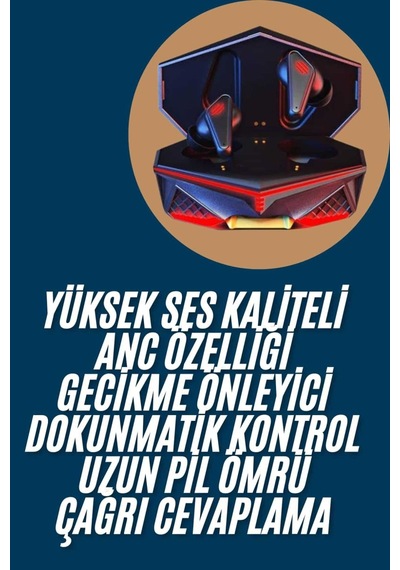 Profesyonel Tws Işıklı Kablosuz Bluetooth Kulaklık Kulaklığı Yeni Nesil