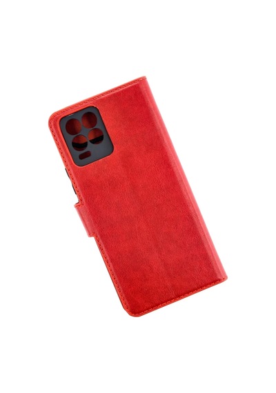Realme 8 Pro Uyumlu Kılıf Trend S Plus Kapaklı Kılıf - Kırmızı
