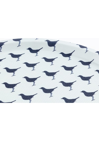 Madame Coco Rêve Bleu Oiseau Yuvarlak Tepsi 1kteps182836,5x36,5x2cm-std