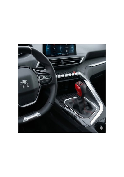 Peugeot-renault-citroen-fiat Uyumlu Kırmızı 5 İleri Spor Vites Topuzu