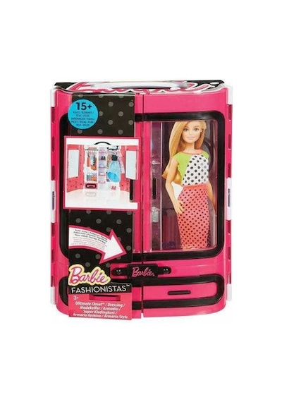 Barbie'nin Muhteşem Dolabı Pembe Dmt57 Barbie Gardrop