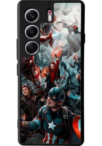 Tecno Camon 40 Pro Uyumlu Avengers Ultron Tasarımlı Glossy Telefon Kılıfı Çok Renkli