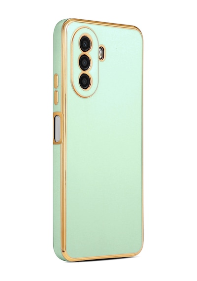 Zore Huawei Nova Y70 Kılıf Nvth Bark Kapak - Açık Yeşil