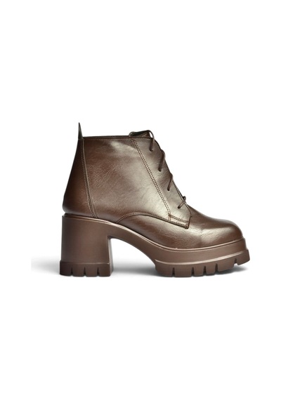 Fox Shoes Z965065909 Kahverengi Kalın Topuklu Kadın Bot
