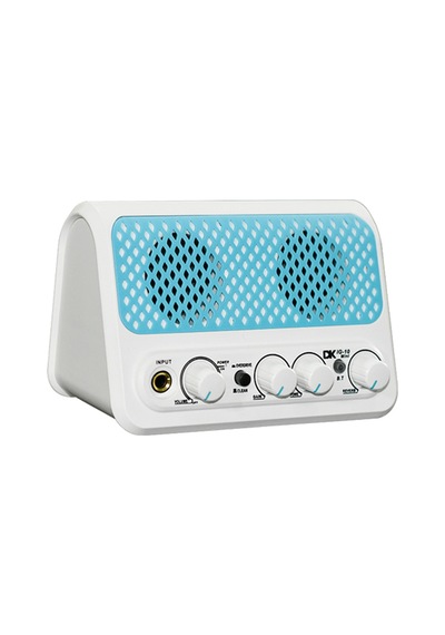 Şarjlı Mini Amfi 10w Distorsion + Reverb Bluetooth Beyaz