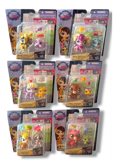 Minişler Ve Aksesuarları 12 Adet Miniş Birlikte Orijinal Lps Littlest Pet Shop - Miniş