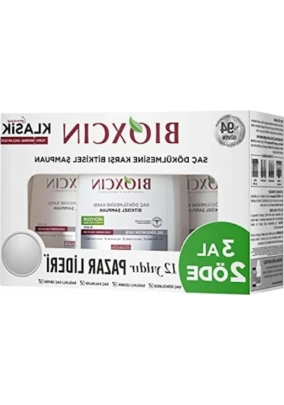 Saç Dökülmesine Karşı Şampuan 3x300 Ml - Bitkisel Beyaz