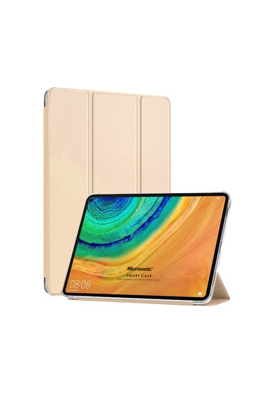 Microsonic Huawei Uyumlu MatePad 10.4'' Kılıf Slim Translucent Back Smart Cover
