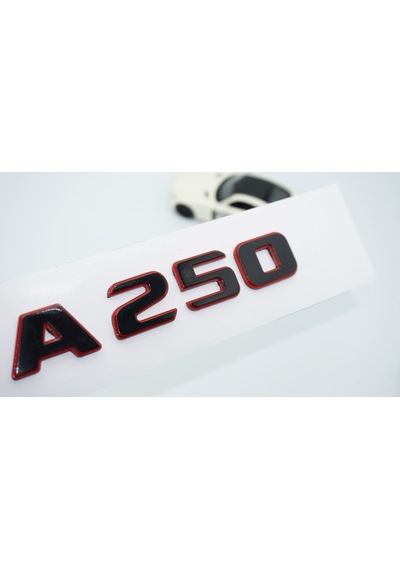 Dk Tuning A 250 Bagaj Kırmızı Siyah Abs Yazı Logo Benz İle Uyumlu