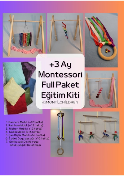 +3 Ay Montessori Eğitim Kiti