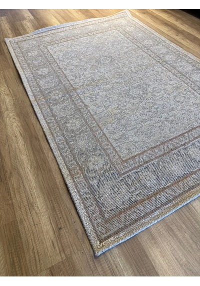 Luxess Halı Alpaca 1191 Bej Eskitme Desenli Makine Halısı Çok Renkli
