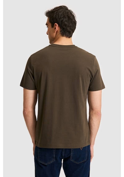 U.s. Polo Assn. Erkek Koyu Haki Tişört Basic 50326953-vr111