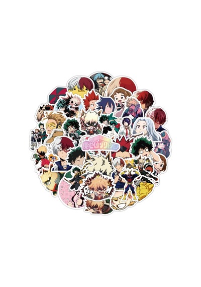Lexroo My Hero Academia Sticker Seti Çok Renkli