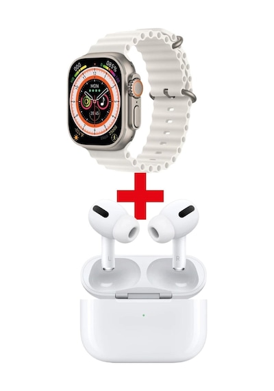 GS8 Watch 8 Ultra Akıllı Saat Beyaz Watch + Beyaz Pro5 Benzeri Bluetooth Kulaklık Hediye (İthalatçı Garantili) GS8 Watch 8 Ultra Akıllı Saat Beyaz Watch + Beyaz Pro5 Benzeri Bluetooth Kulaklık Hediye (İthalatçı Garantili)