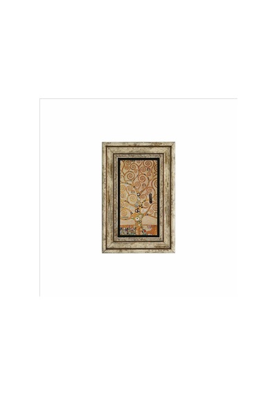 Hayat Ağacı Gustav Klimt, 1907 Baskılı Taş Tablo 20x30