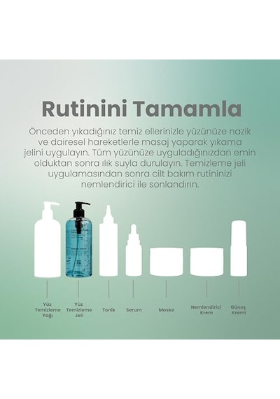 Tr Köpüren Yüz Temizleme Jeli 400ml 3 Paketi