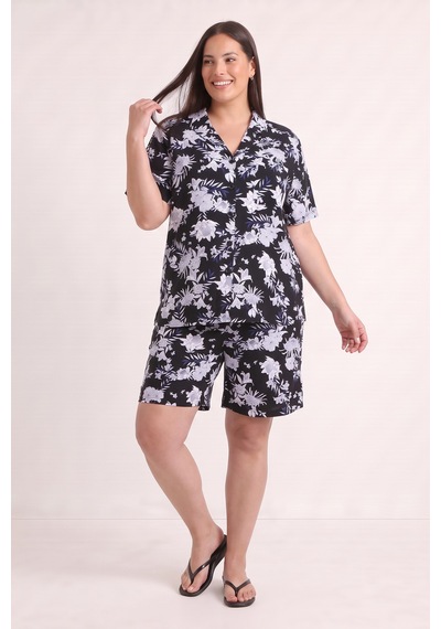 Myline Ev Rahatlığı Pijama Takımı Siyah