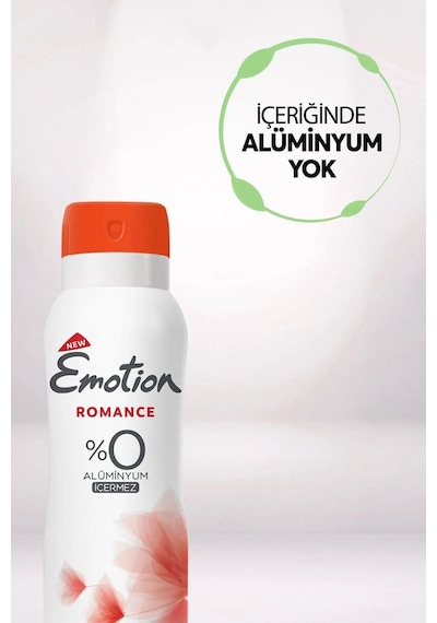 2 Adet Emotion Romance Kadın Vegan Deodorant 150 Ml Hızlı Kurur, Leke Bırakmaz Diğer