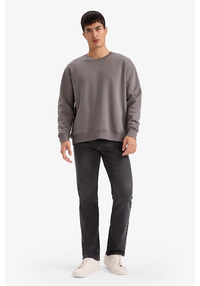 Defacto Relax Fit Bisiklet Yaka Kalın İçi Yumuşak Tüylü Basic Düz Sweatshirt T5139az25augr438 Gri-gr438 Defacto Relax Fit Bisiklet Yaka Kalın İçi Yumuşak Tüylü Basic Düz Sweatshirt T5139az25augr438 Gri-gr438